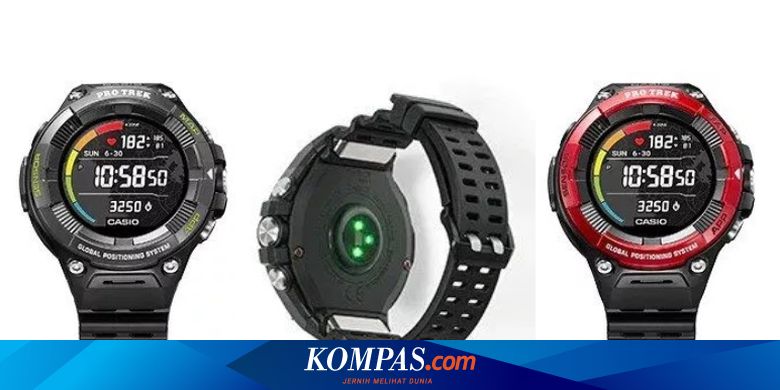 Akhirnya Casio Bikin Smartwatch Dengan Sensor Detak Jantung Halaman All Kompas Com