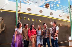 Aktivitas di Trans Studio Bali, Foto di Replika Kapal Titanic
