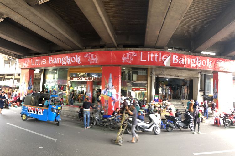 Little Bangkok di Tanah Abang, Jakarta, Selasa (23/1/2024).