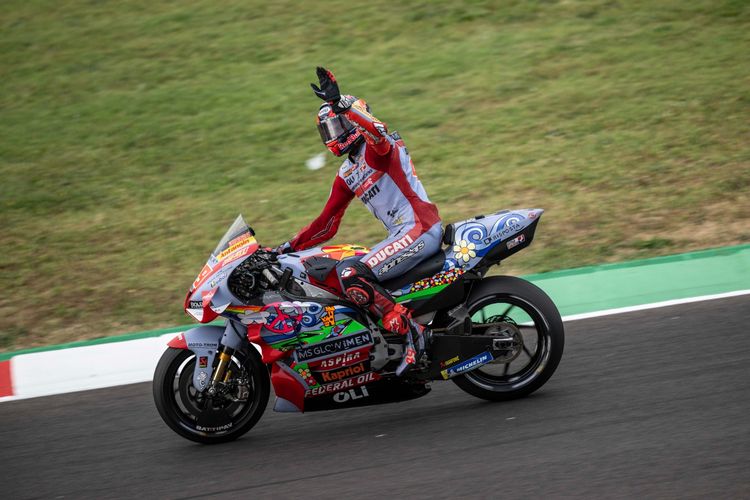 Salah satu pebalap Gresini Racing, Fabio Di Giannantonio.