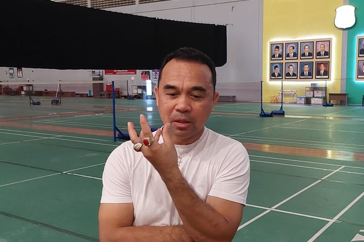 Kepala Bidang Pembinaan dan Prestasi (Kabid Binpres) PBSI, Rionny Mainaky, memaparkan hasil evaluasi Badminton Asia Championships atau Kejuaraan Bulu Tangkis Asia 2023 di Pelatnas PBSI, Cipayung, Jakarta Timur, Rabu (3/5/2023). 