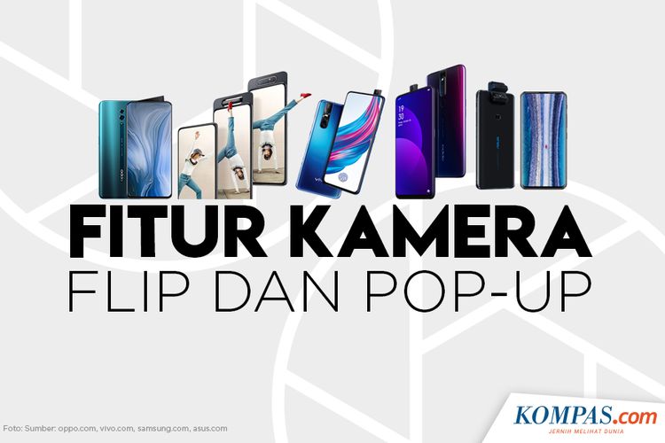 Fitur Kamera Flip dan Pop-up