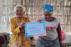 Dua Nenek di Sumenep yang Tinggal di Gubuk Reyot Terima Bantuan Pembaca Kompas.com