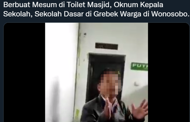 Viral, Video Oknum Kepala Sekolah di Wonosobo Disebut Berbuat ...