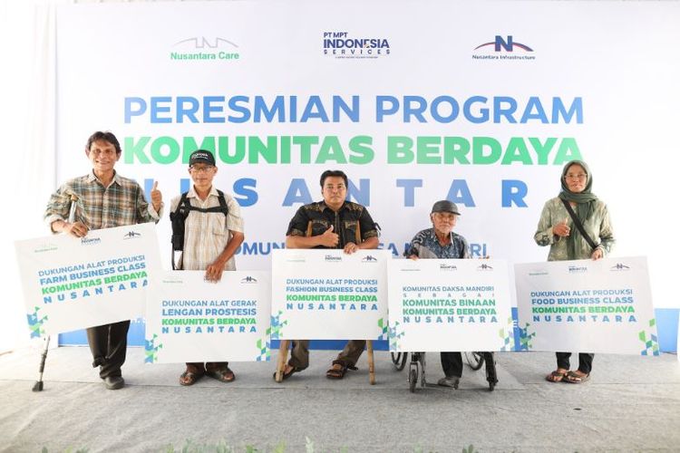 Nusantara Infrastructure bangun ekosistem UMKM inklusif untuk penyandang disabilitas. 