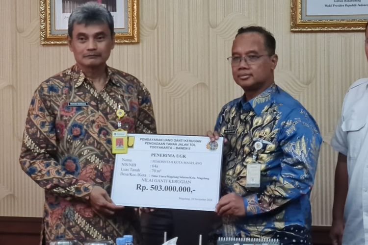3 Aset Tanah Pemkot Magelang Terdampak Tol Yogya-Bawen, Segini Uang Ganti Ruginya