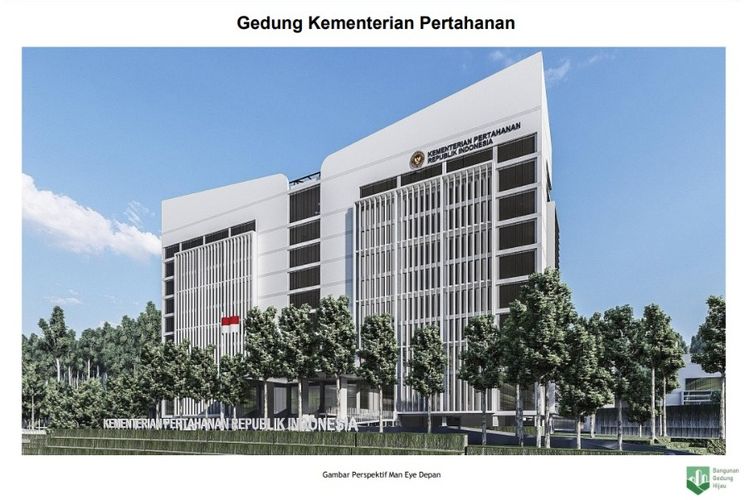 Ilustrasi Gedung Kantor Kementerian Pertahanan di IKN