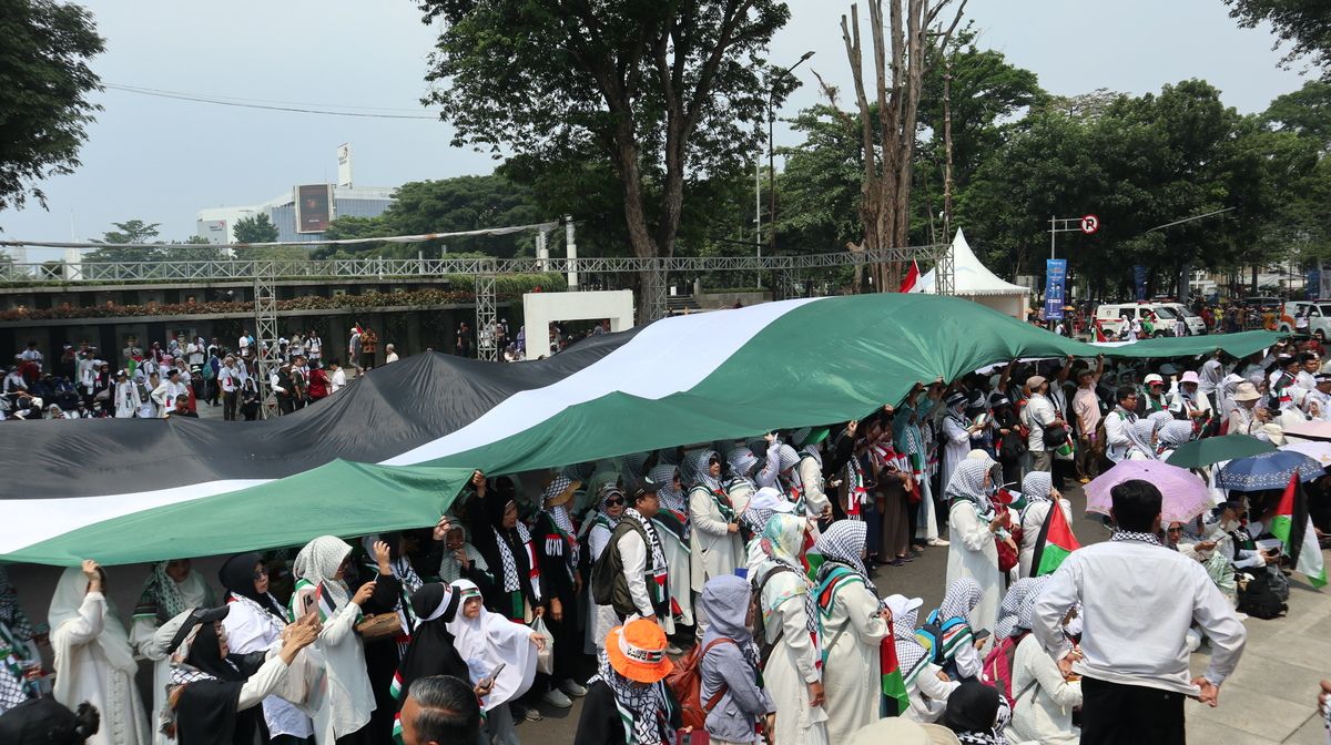Aksi Bela Palestina di Bandung, Galang Dana dan Doa Lintas Agama