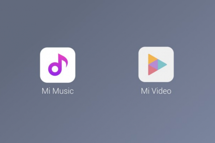 Layanan Mi Music dan Mi Video buatan Xiaomi.