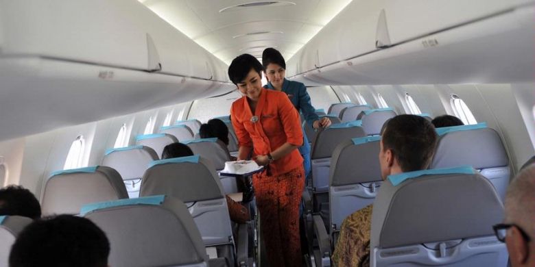 Ilustrasi kabin Garuda Indonesia