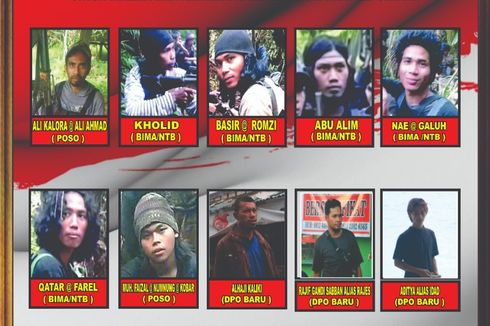 Polri: Anggota Kelompok Ali Kalora 9 Orang dan Miliki 3 Senjata