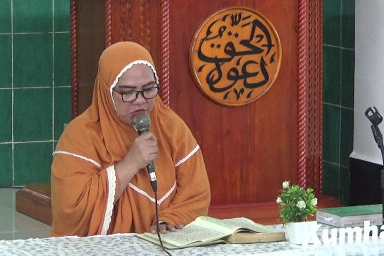 RAMADHAN: Narapidana lembaga pemasyarakatan kelas IIA (Lapas) Kota Palopo, Sulawesi Selatan, mendapat pembinaan agama selama bulan Ramadhan. Para napi antusias mengikuti lomba musabaqah tilawatil quran (MTQ) baik pria maupun perempuan dan lomba azan, Kamis (14/3/2024)