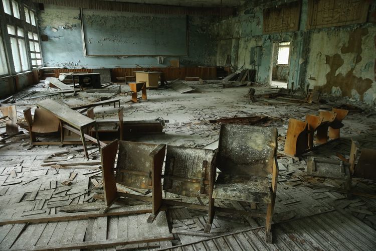 Efek sekolah di Kiev karena radiasi nuklir