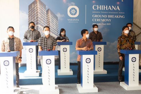 Terjual 100 Unit, Tower Chihana Vasanta Innopark Mulai Dibangun