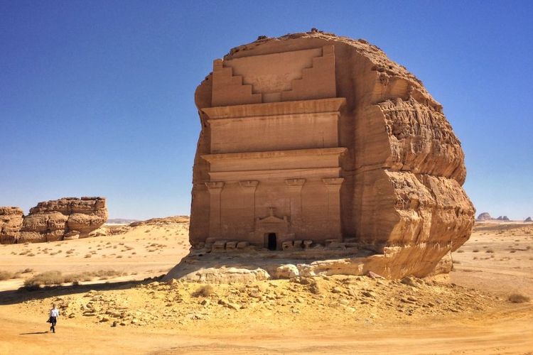 Situs Madain Saleh di Arab Saudi