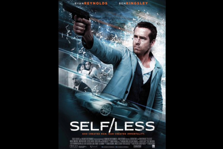 Poster film Self/less yang dibintangi Ryan Reynolds.