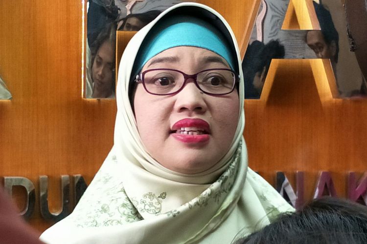Komisioner Komisi Perlindungan Anak Indonesia (KPAI), Bidang Pendidikan, Retno Listyarti ketika ditemui di kantornya, Jakarta, Selasa (17/4/2018). 