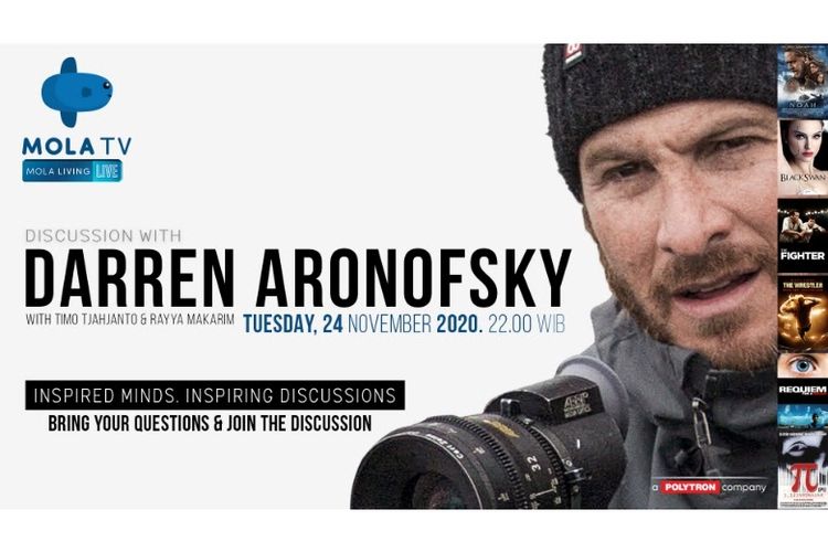 Darren Aronofsky hadir di acara talk show Mola Living Live