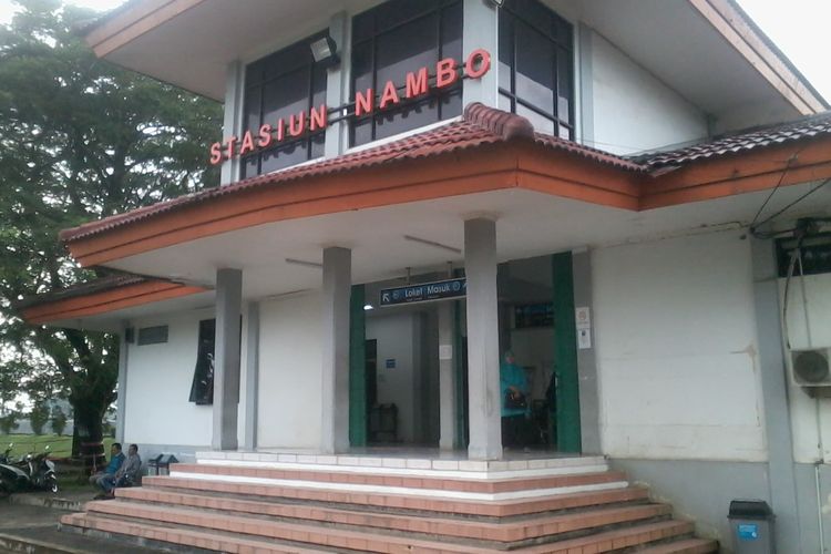 Ilustrasi Stasiun Nambo di Kabupaten Bogor, Jawa Barat.