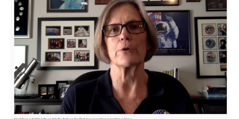 Kathy Sullivan Orang Pertama Yang Pergi Ke Luar Angkasa Dan Laut Terdalam Halaman All Kompas Com