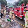 Detik-detik Gudang Kasur di Kabupaten Sukabumi Ludes Terbakar