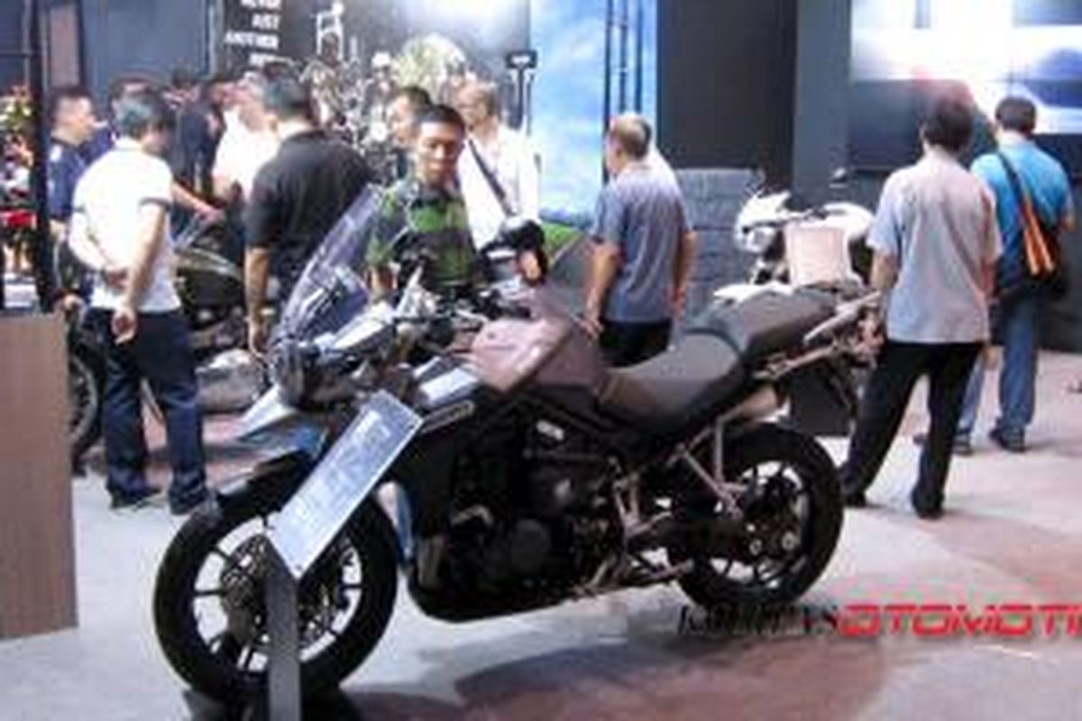 Triumph Motorcycles Indonesia menjadi peserta IIMS 2014.