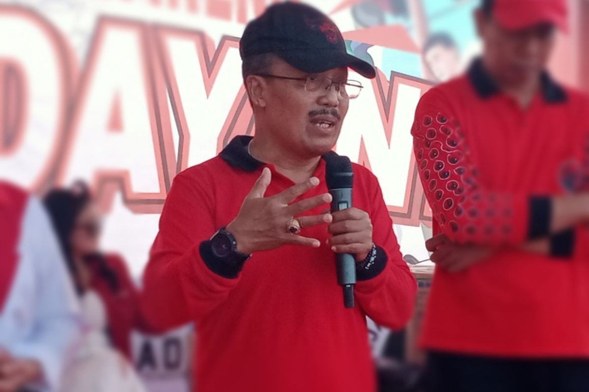 Ketua DPC PDIP Kota Batu, Punjul Santoso. 