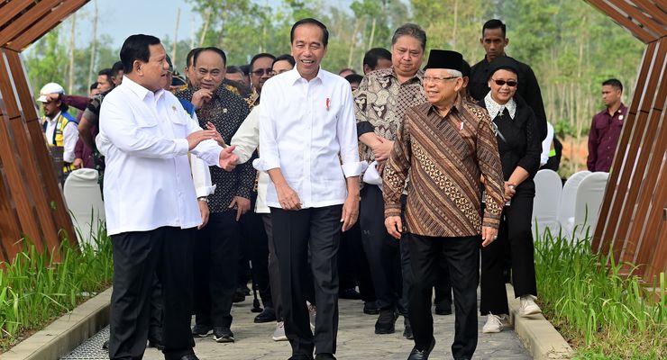 Ma'ruf Amin "Makmumkan" Jokowi, Klaim Udara IKN Bersih