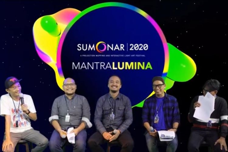 Konferensi pers SUMONAR 2020, salah satu festival seni cahaya terbesar di Asia Tenggara (Dok. SUMONAR)