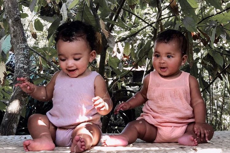 Salah satu unggahan foto Kim Kardashian ketika berlibur di Bali.