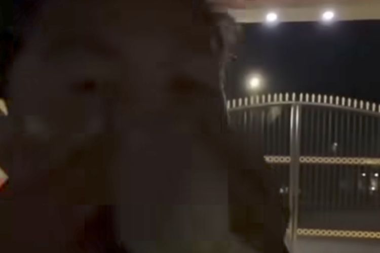 Potongan video pria di Kota Medan membuat konten ngelem di depan Polda Sumut.  