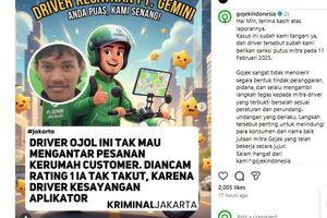 Driver Ojol yang Viral Tak Mau Antar Pesanan Sudah Putus Mitra Sejak Februari