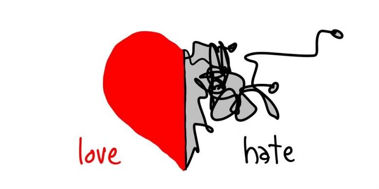 Kenapa Cinta Dan Benci Kerap Dibilang Beda Tipis Halaman All Kompas Com