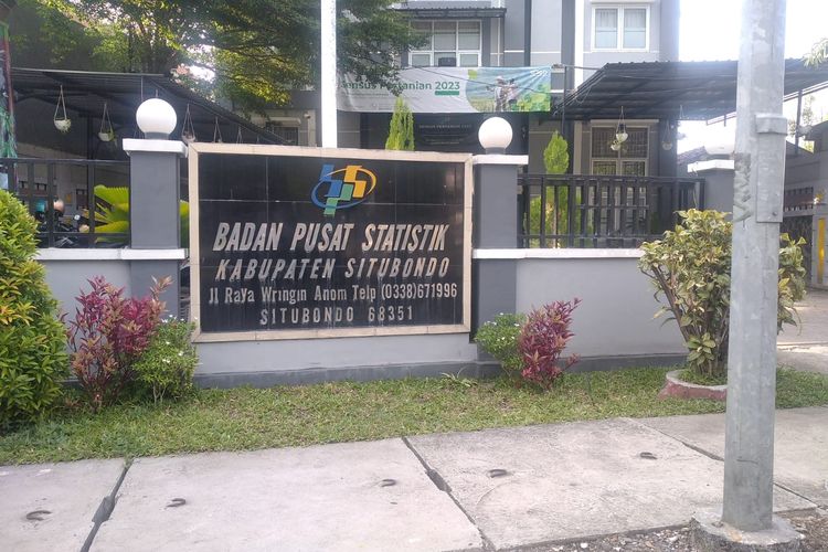 Foto: Kantor BPS Kabupaten Situbondo di Jalan Raya Wringinanom.