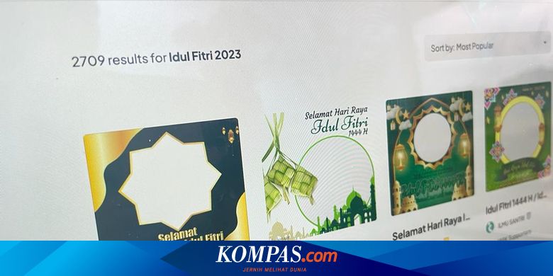 60 Link Download Twibbon Hari Raya Idul Fitri 1444 H dan Cara Pakainya