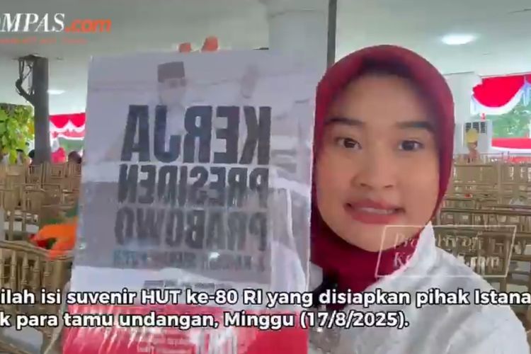 Dari payung, kaos, hingga buku Presiden Prabowo, ini 11 suvenir eksklusif yang dibagikan di Istana pada perayaan HUT ke-80 RI.