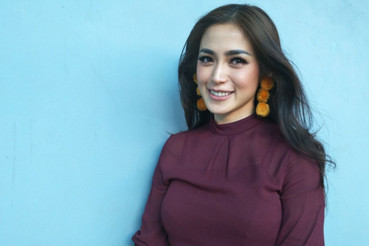 Jessica Iskandar dalam wawancara di Studio TransTV, Mampang, Jakarta Selatan, Rabu (31/1/2018).