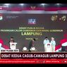 Debat Pilkada Lampung: Arinal Kehabisan Waktu Sampaikan Visi Misi, Mirza Ikut Instruksi Prabowo