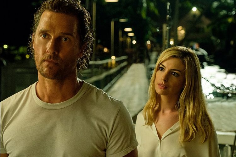 Matthew McConaughey dan Anne Hathaway berperan dalam Serenity (2019)