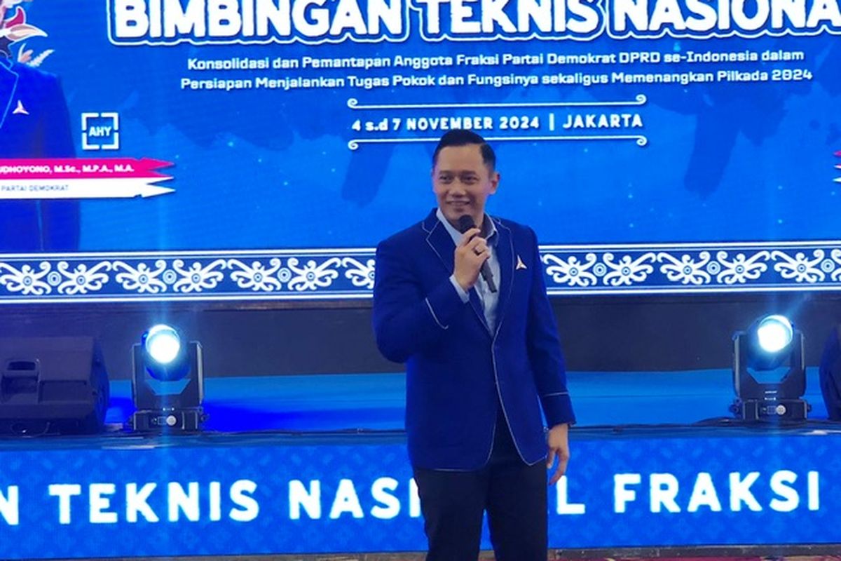 Di Depan Ratusan Kadernya, AHY Perkenalkan Menteri PU Sebagai Anggota Baru Demokrat