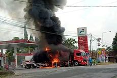 Fakta Truk Tangki BBM Meledak di SPBU Wirosari, Sopir Terbakar dan Terpental