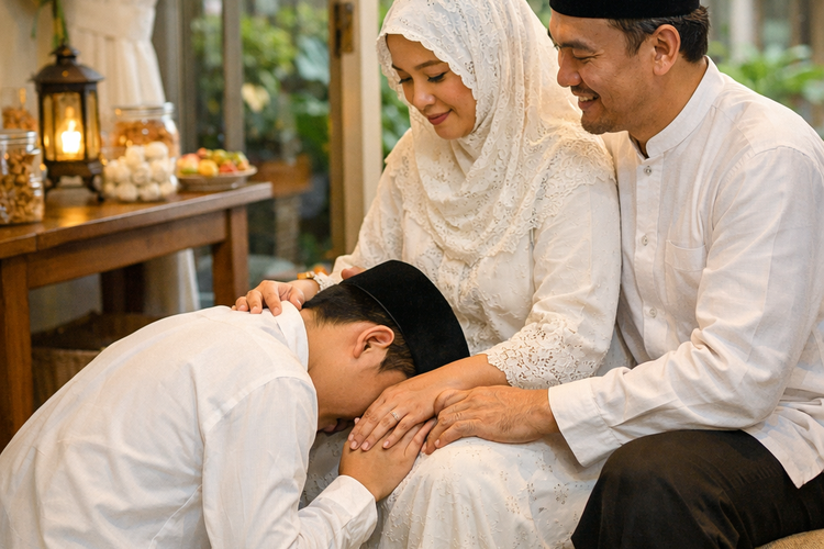 35 Ucapan Sungkeman Idul Fitri Bahasa Sunda, Sopan dan Menyentuh Hati
