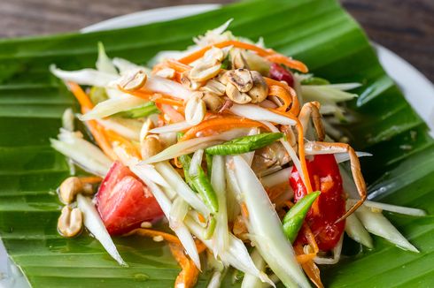 Sejarah Som Tam, Salad Pepaya Asal Thailand yang Rasanya Asam Segar