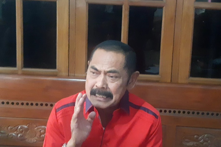 Ketua DPC PDI-P Kota Solo, FX Hadi Rudyatmo di Solo, Jawa Tengah, Jumat (27/10/2023).