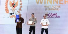 GSMS 2022 Anugerahi Media Sosial DPR RI Jadi Media Sosial Lembaga Paling Aktif 