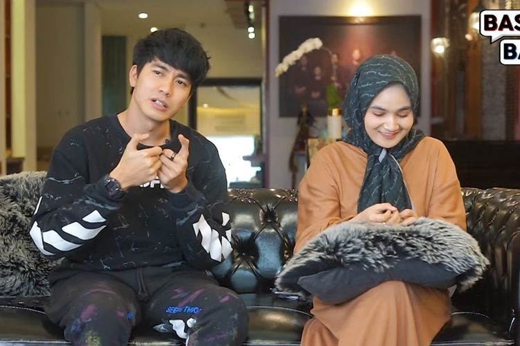 Artis Evan Marvino dan Nitami saat bercerita tentang pertemuan pertama mereka