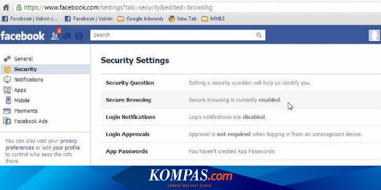 6 Langkah Mengamankan Akun Facebook Halaman All Kompas Com