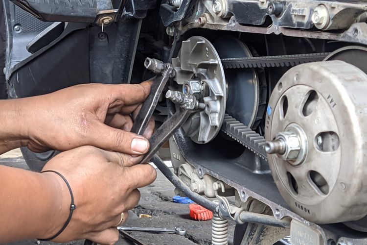 Proses Modifikasi CVT motor matik