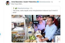 Anies Jawab Meme Makan di Warteg dengan Aturan Maksimal 20 Menit