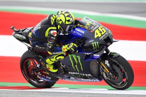 Valentino Rossi Gagal Lolos Kualifikasi 2 MotoGP Austria